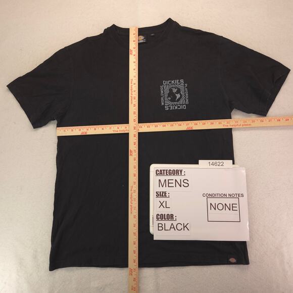 Dickies Crew Neck Casual Short Sleeve Graphic T Shirt Mens Size XL Black - Picture 5 of 9